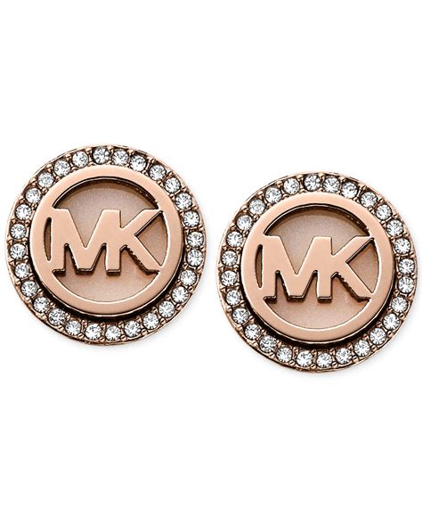 michael kors gold ohrring|macy's michael kors earrings.